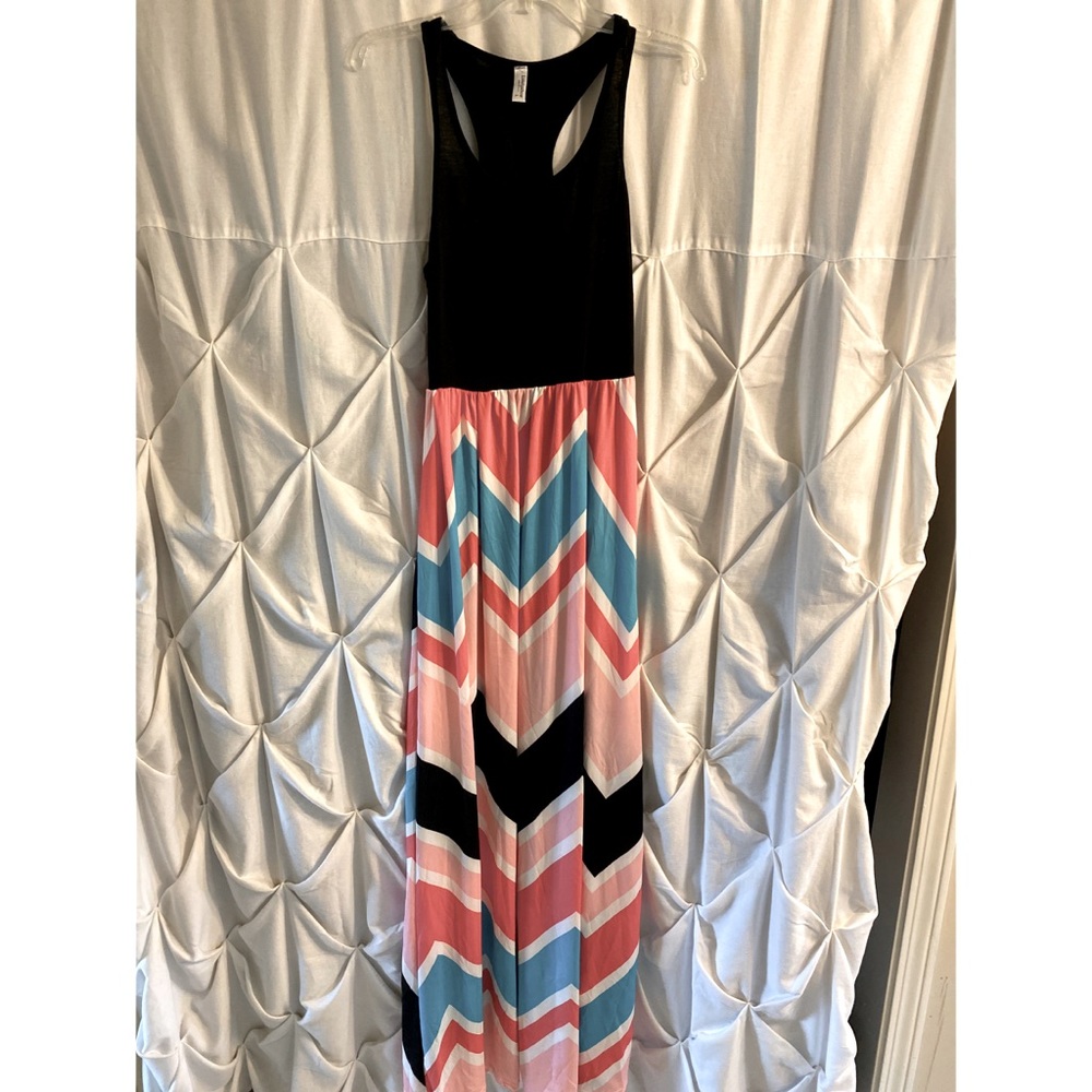Razorback maxi dress size large